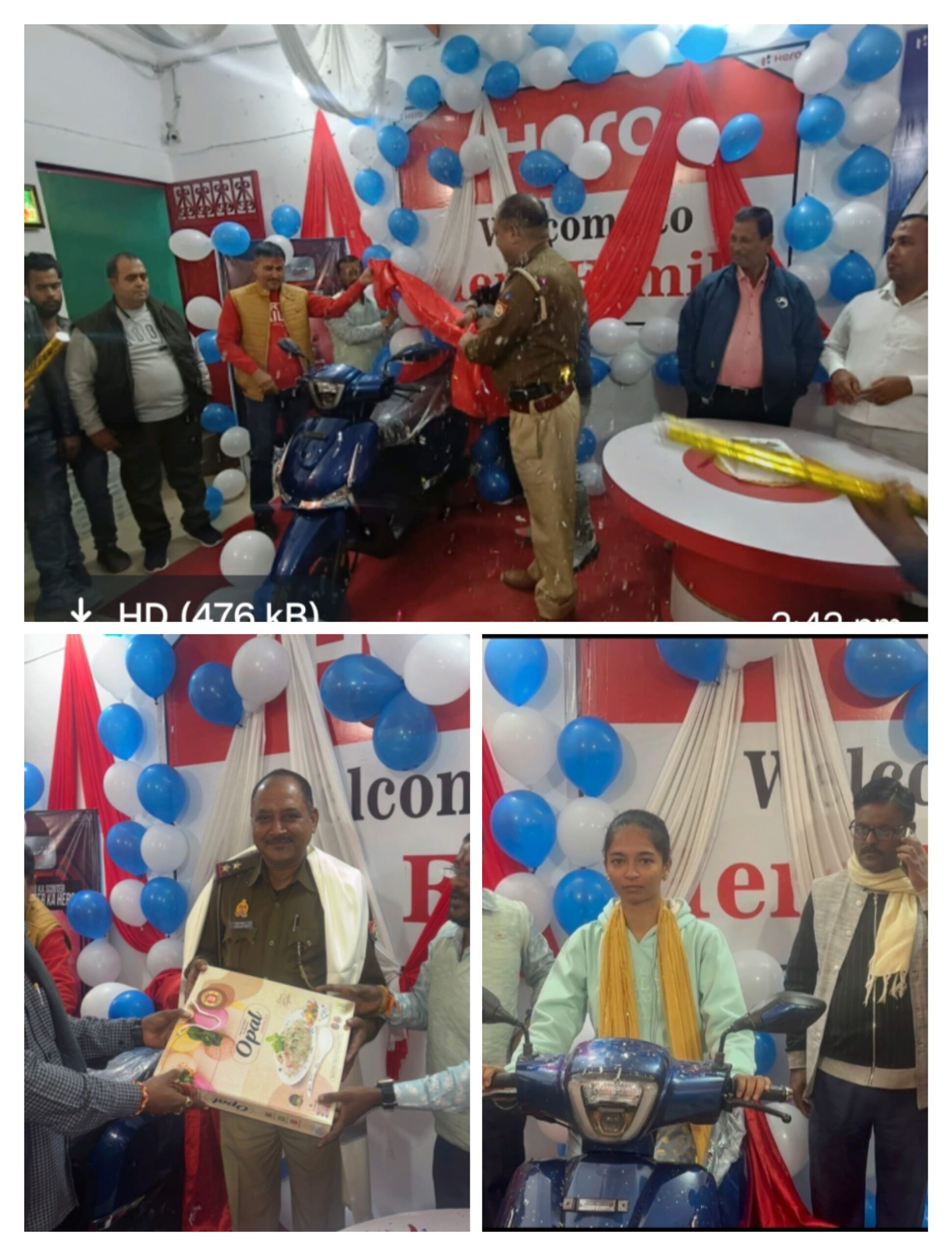 सलेमगढ़ में डेस्टिनी 110 सीसी स्कूटर का भव्य लोकार्पण, यश ऑटोमोबाइल्स ने उपभोक्ताओं को दी नई सौगात