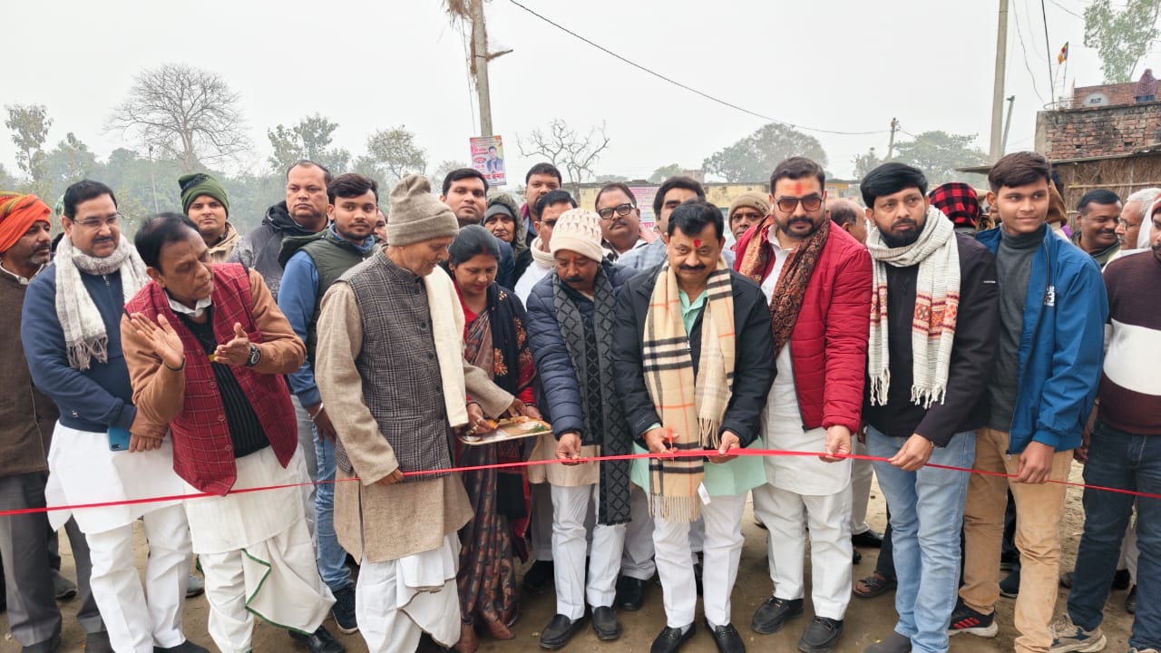 सांसद ने किया पुलिया का लोकार्पण 