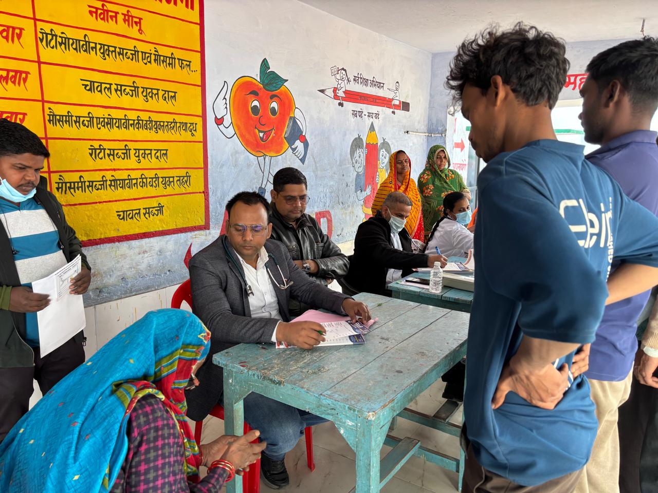 मेडी सिटी मल्टी स्पेशलिटी हॉस्पिटल ने लगाया नि:शुल्क हेल्थ शिविर