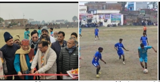 टाईब्रेकर में छपरा का दम, गोरखपुर को हराकर सेमीफाइनल में बनाई जगह रामराज आल इंडिया फुटबॉल प्रतियोगिता ,तरयासुजान का (पहला दिन)