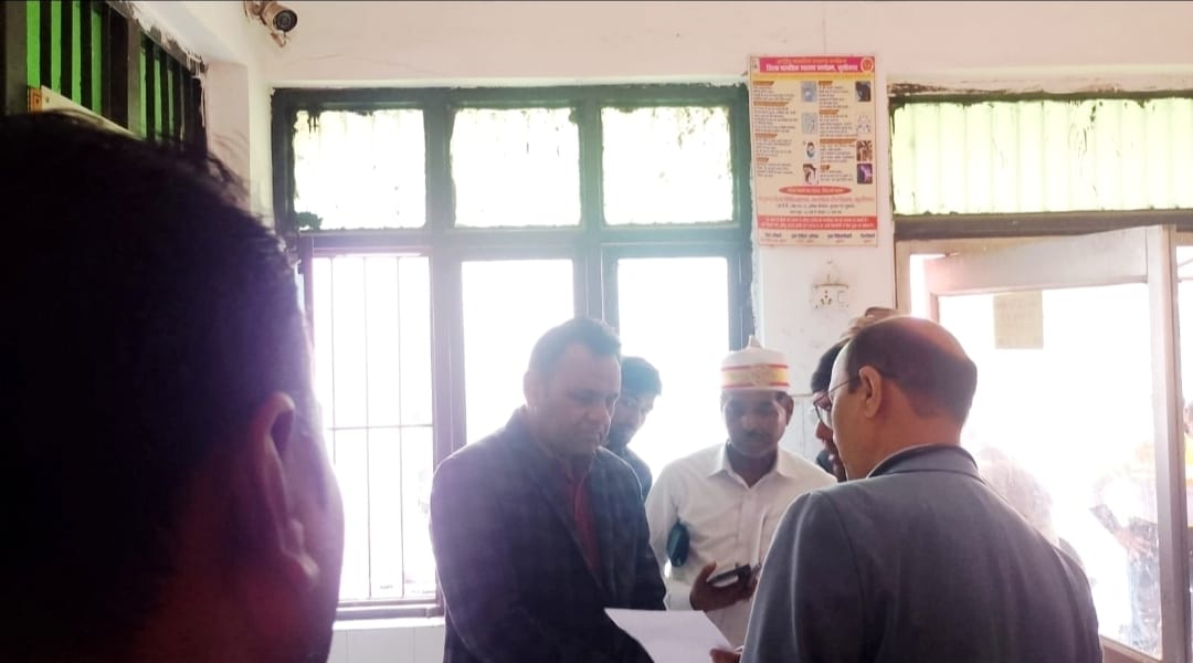 सीएमओ ने किया सीएचसी का औचक निरीक्षण   