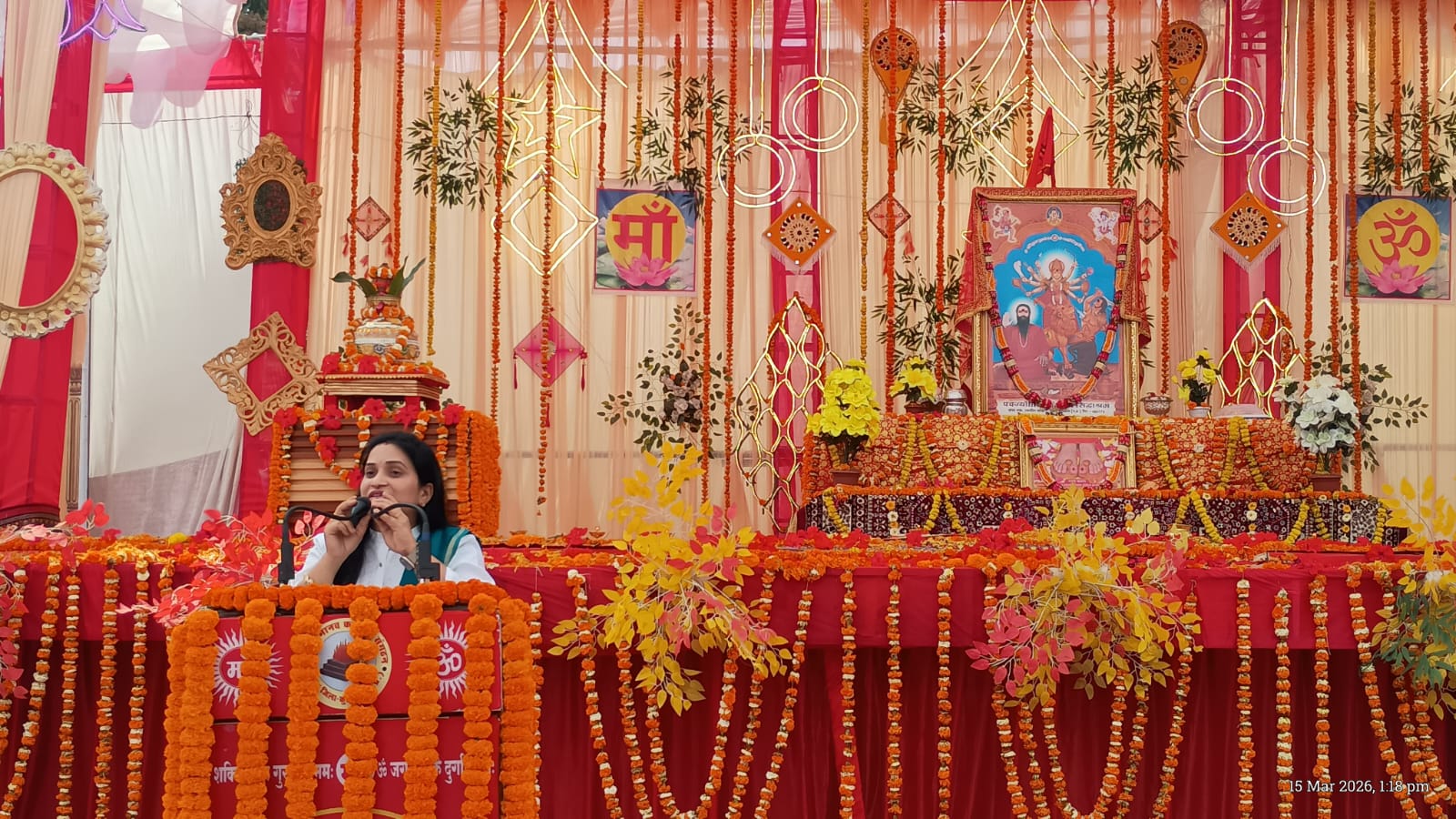 मां भगवती के साधना से मानव भवसागर से पार हो जाता है- शुक्ला 