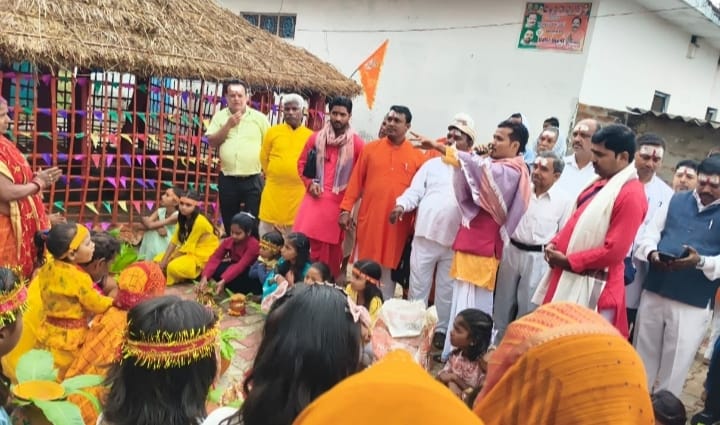 रुद्र महायज्ञ का हुआ आयोजन , निकाली गई भब्य कलश व शोभा यात्रा