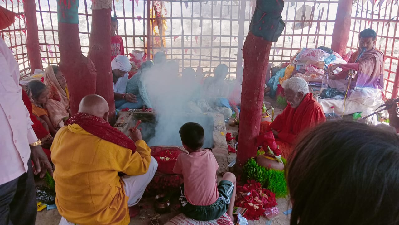 हवन और पूजन सहित विशाल भंडारे के साथ रुद्र महायज्ञ हुआ संपन्न 