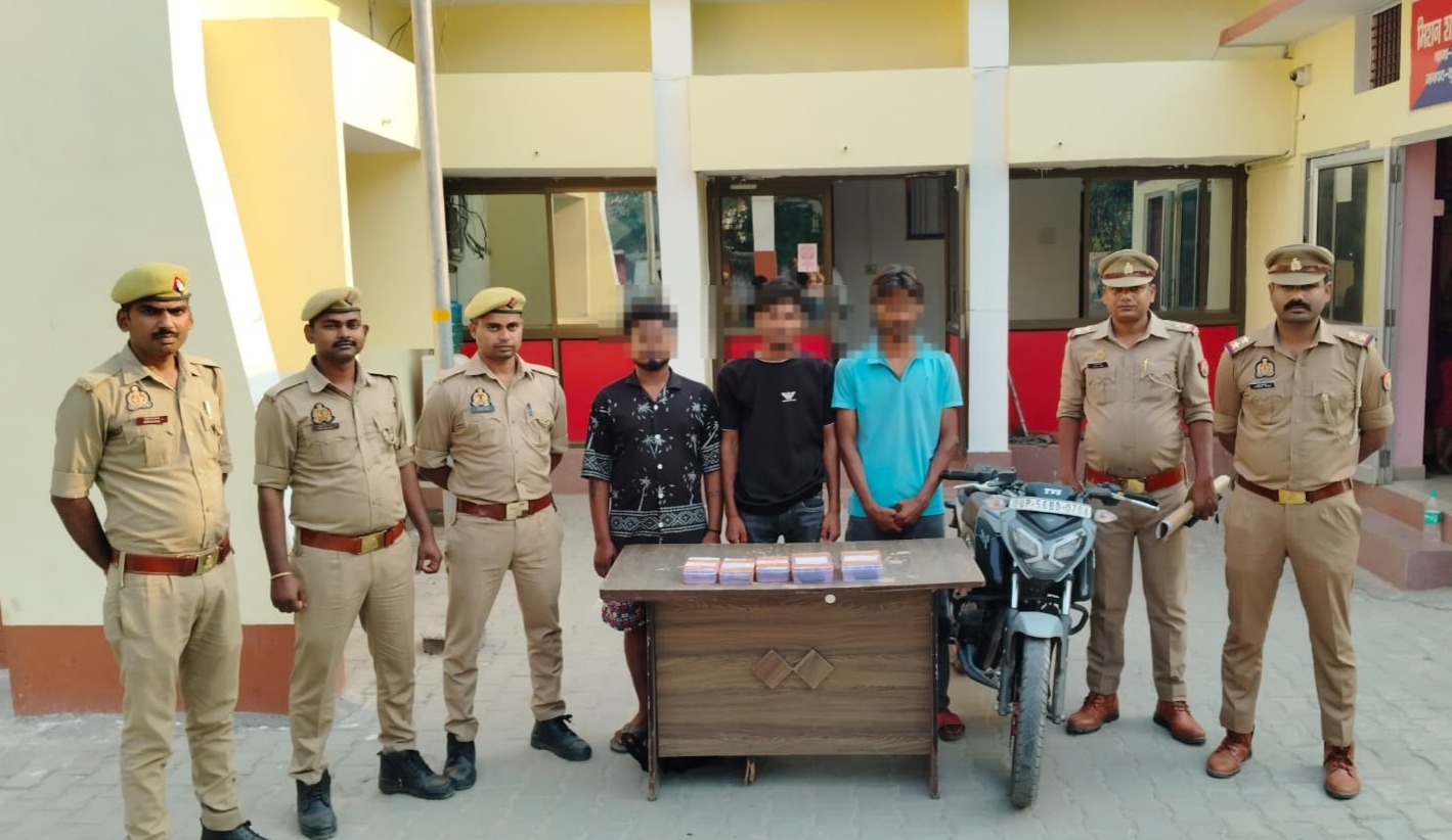 चोरी के तीन अभियुक्त गिरफ्तार