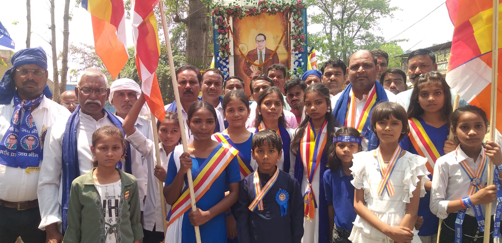 धूम – धाम से मनाई गई बाबा साहब डाo भीमराव अम्बेडकर की जयन्ती