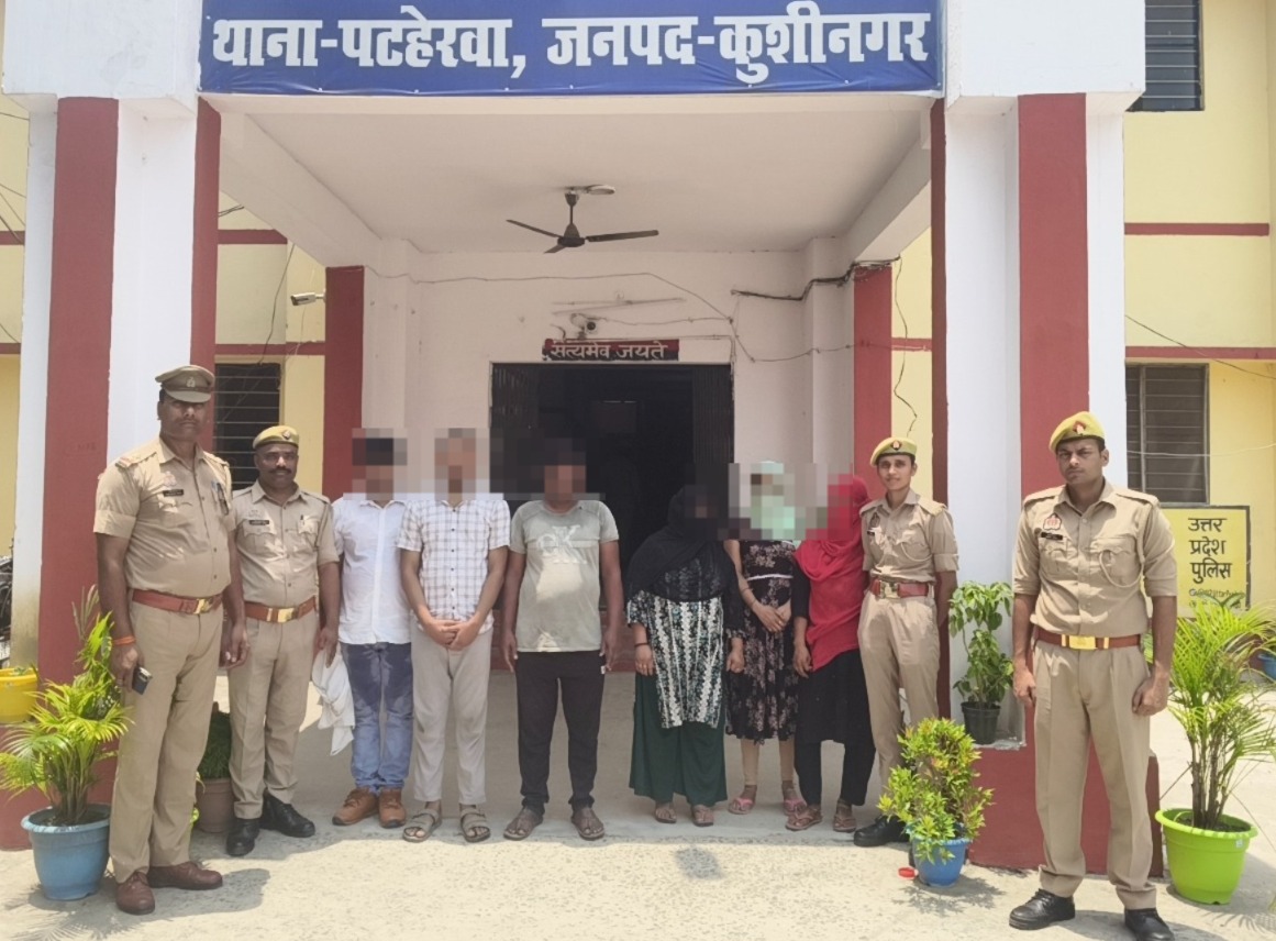 पुलिस की रेड से खुला ‘जिस्म के धंधे’ का राज, तीन पुरुष व तीन महिलाएं गिरफ्तार