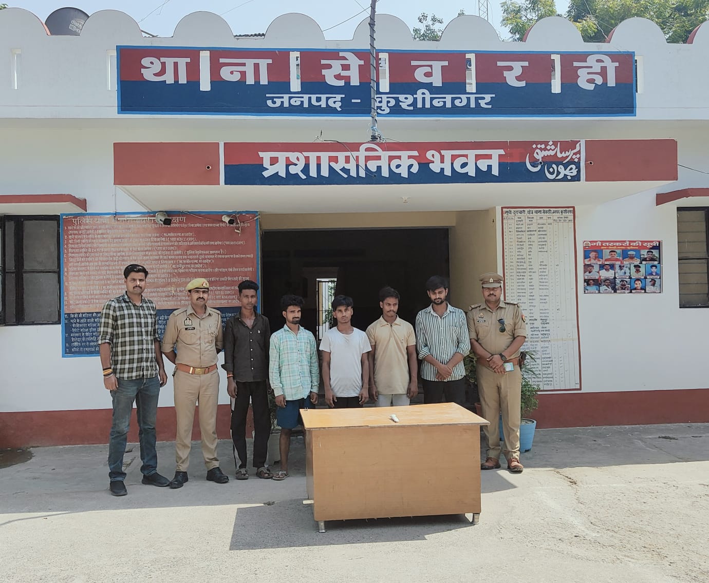 डीजे पर गाने के विवाद में बहा खून, चार गिरफ्तार व एक बाल अपचारी दबोचा गया