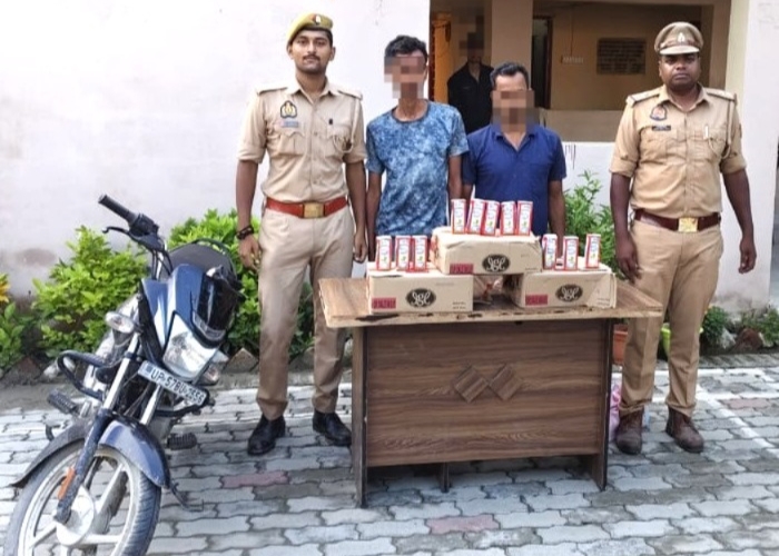 बंटी-बबली’ शराब की खेप पकड़ी, बरवापट्टी पुलिस ने दो अभियुक्तों को किया गिरफ्तार