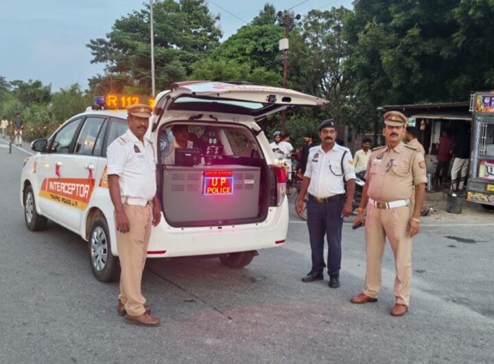 स्पीड पर कुशीनगर पुलिस का ‘ब्रेक’! इंटरसेप्टर ने पकड़ी रफ्तार, 16 दिन में 1472 वाहनों पर कार्रवाई