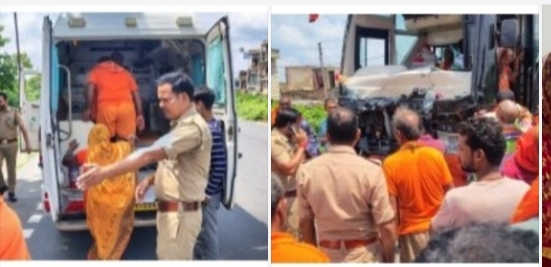 सलेमगढ़ में हादसे के बाद खाकी बनी कांवड़ियों का सहारा, थानाध्यक्ष ने संभाली कमान