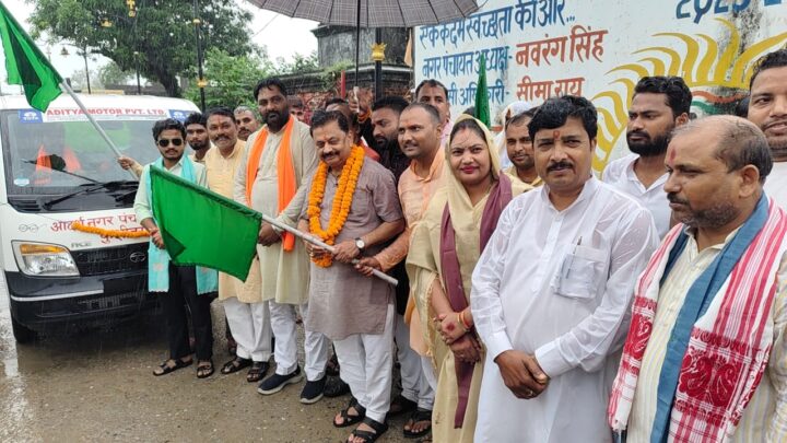 मथौली में सांसद ने किया विभिन्न विकास कार्यों का लोकार्पण व श्री राम-जानकी मंदिर का भूमि पूजन