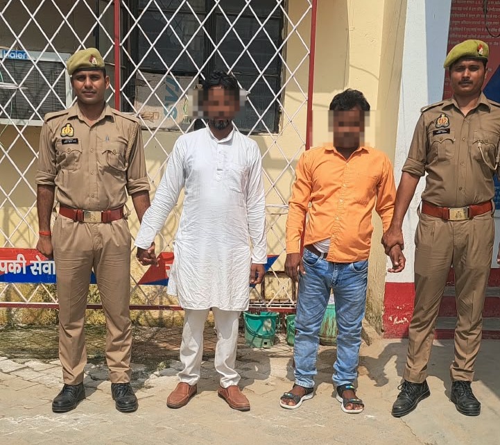 धर्मांतरण के मामले में दो गिरफ्तार, बाइक बरामद
