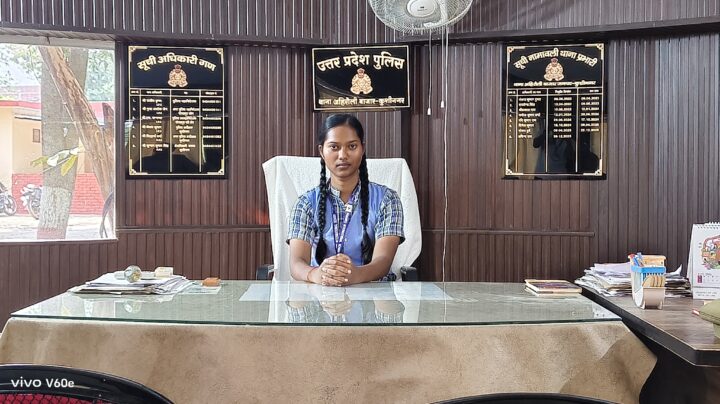 आंचल पटेल बनी एक दिन का थानाध्यक्ष